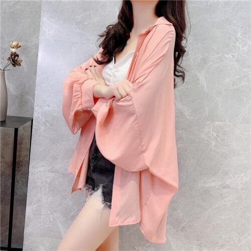 Blouse Women Shirt 2021 Summer Womens Top Baggy Coat Blusas Mujer De Moda