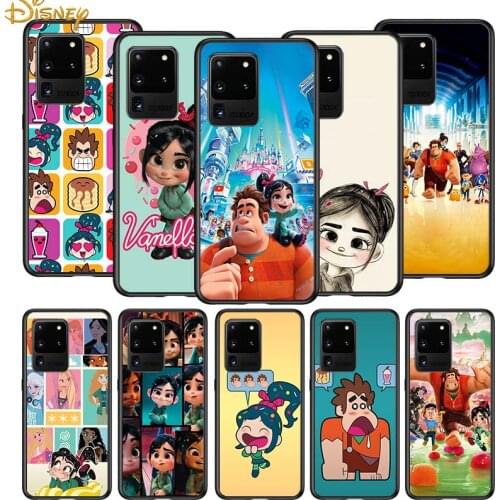 Wreck-It Ralph Disney Movie for Samsung S20 FE Ultra Plus A91 A81 A71 A51 A41 A31 A21S A72 A52 A42 A02S Soft Black Phone Case