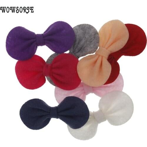 8cm baby boutique Mini DIY flowers Accessory hair bow Hair Flowers Without headband No Clips hair Accessories 20pcs/lot