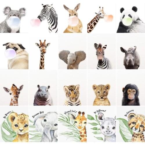 GATYZTORY 60x75cm Frame Diy Oil Digital Painting By Bumbers Kits Animal Abstract Acrylic Paint By numbers For Adults Home Decors