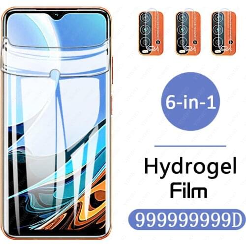 Front Soft Hydrogel Film for Xiaomi Redmi 9T Screen Protector Safety Protective Soft Camera Lens Glass on Redmi9T 9 T T9 J19S