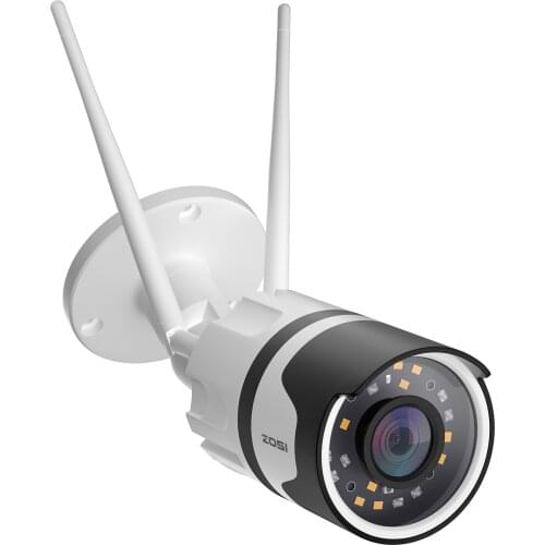 ZOSI H.265 1080P Wireless Wifi IP Security Camera 2MP Outdoor CCTV Video Surveillance Weatherproof Infrared Night Vision Audio