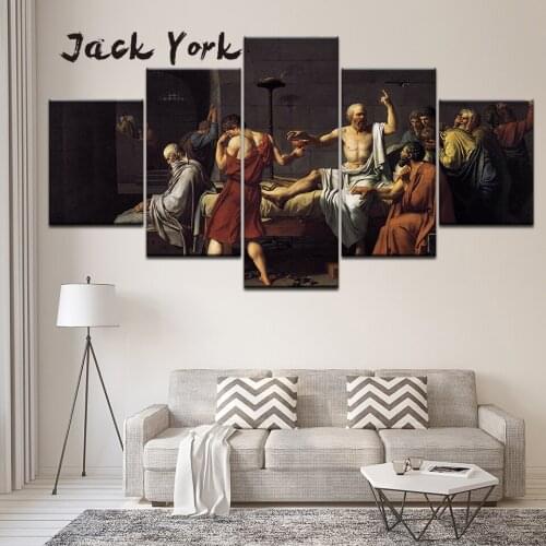 Canvas Painting Jacques Louis Davids painting 5 Pieces Wall Art Painting Modular Wallpapers Poster Print living room Home Decor