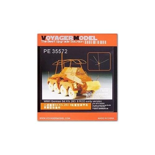 KNL HOBBY Voyager Model PE35572 Sd.kfz.263 8 round armor reconnaissance vehicle upgrade metal etching parts