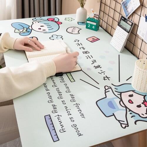 Pvc Tablecloth Office Leather Mouse Pad Home Learning Computer Children Writing Desk Silicone Desk Mat
