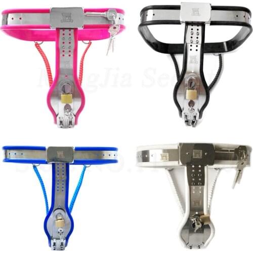 Stainless Steel Underwear Female Chastity Device,Metal Chastity Belt,Chastity Lock,Slave Bondage Panty Sex Toy For Women Lesbian