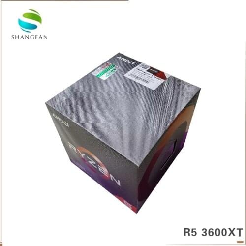 NEW Box AMD Ryzen 5 3600XT R5 3600XT 3.8GHz 6Core 12Thread CPU Processor 7NM 95W L3=32M 100-000000281 Socket AM4 with cooler fan