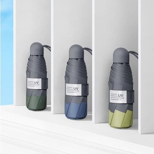 New portable Five-Floding Anti-UV Lady umbrella fashion pocket mini umbrella
