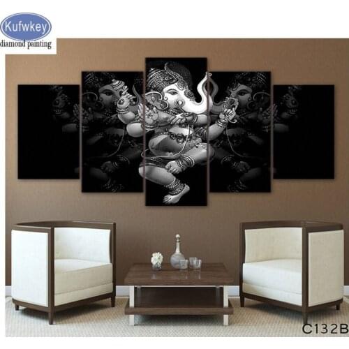 Full Square/round DIY Diamond Painting Lord shiva parvati ganesh god Diamond Embroidery sale Cross Stitch kit,Mosaic,home decor