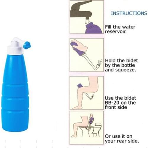 Portable Handheld Bidet External Vagina Anal Cleansing Flusher Maternal Pregnant Women Postpartum Butt Cleaning