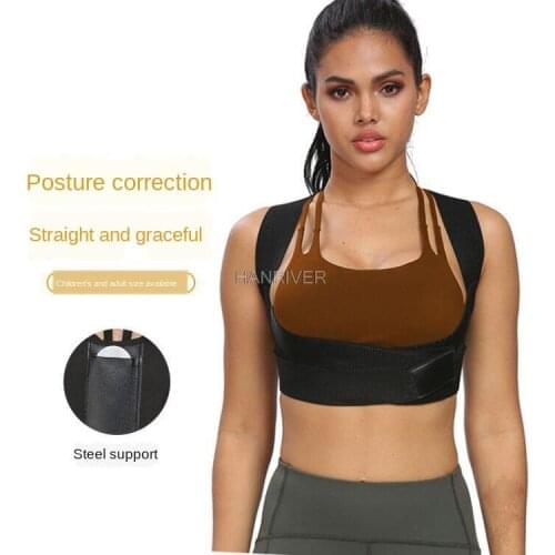 Kyphotone Mens and Womens Back Sitting Posture Correction Belt Breathable Adjustable Posture Body Orthosis