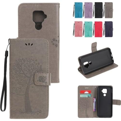 Wallet Card Slot Flip Shockproof Case For Huawei Mate 30 20 20X 10 Lite Nova 2i 3i 3E 5T 5i Pro Enjoy 8S 7S Solid Color Cases