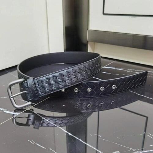 Genuine Leather Braided Belt Man Fashion Casual Luxury Design Waist Strap Male Quality First Layer Cow Skin Belts For Jeans