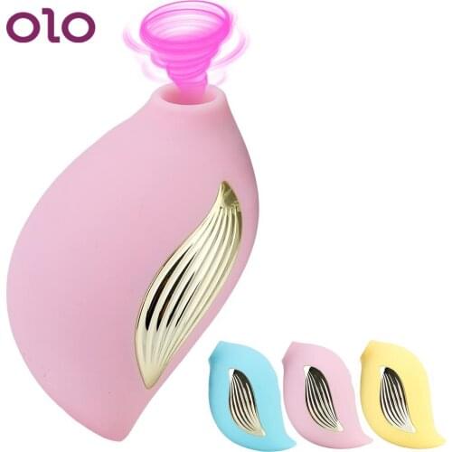 OLO Sucking Vibrator Clit Stimulation Vibration Nipple Sucker G-spot Clitoris Stimulator Adult Sex Toys for Women 10 Frequency
