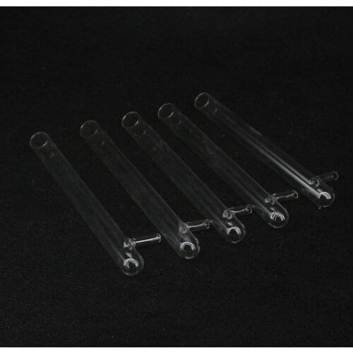 5PCS 15x150mm Glass Test Filter Tube with Vacuum Bottom Side Arm Lab Experiment