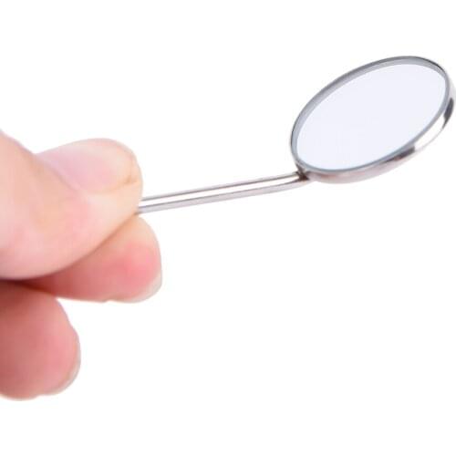 Reflector Dentist Equipment Steel Dental Mouth Mirror Stainless Steel Dia 24mm Dental Mouth Mirror