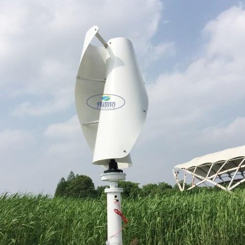 400w 12v vertical wind turbine generator with charge controller low start up wind speed of 1.3m/s