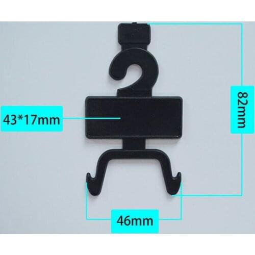 100pcs Plastic Belt Display Hooks Waistbelt Buckle Hanger with Flag Sash Clasp Snap Display Hanging Clip