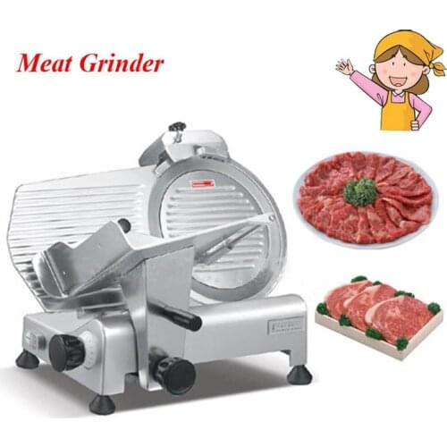 110V/220V 10 Inch Electric Frozen Meat Slicer Semi-automatic Mutton Slicing Machine with English Manual ES300-12