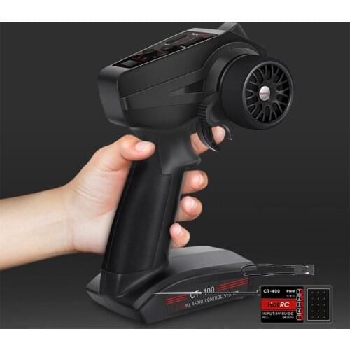 2.4G 4 CH RC Transmitter with Receiver Radio System for RC Car Boat Crawler