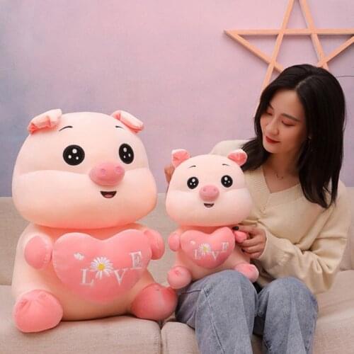 40-50cm Creative Love Pig Doll Plush Toy Cute Pig Doll Ragdoll Children Girls Day Gift