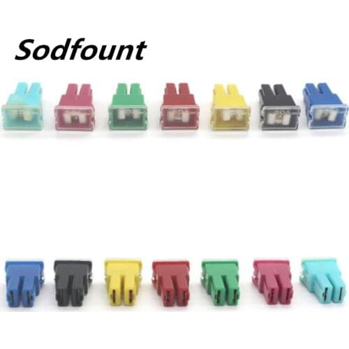 5pcs Automotive Car truck van square Fuse 32V DC long foot female Fuse 20A 30A 40A 50A 60A 70A 80A 90A 100A 120A
