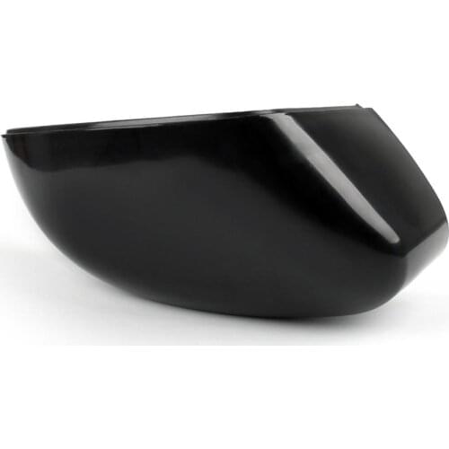 Artudatech Black Left Side Unpainted Car Mirror Cover For Ford Focus 2012 Accessories