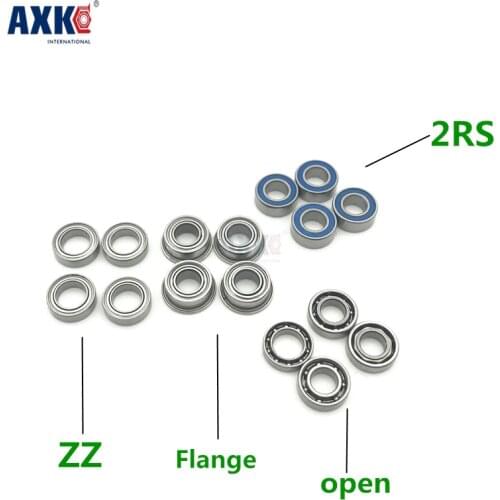 Axk Free Shipping High Quality 10pcs Mr105 Mr105-2rs Abec-5 5x10x4 Mm Miniature Ball Bearings Mr105rs L1050
