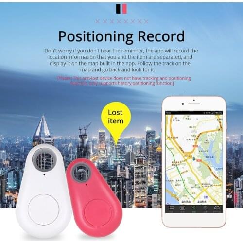 Bluetooth-compatible Key Finder Smart Anti-Lost Device Anti-Lost Keychain Mobile Phone Alarm Bi-Directional Finder Anti-Lost