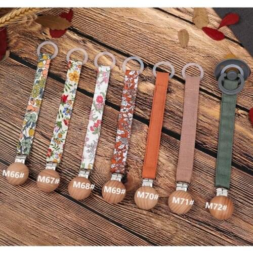 Cotton Linen Baby Pacifier Chain Clip Soother Nipple Holder Clasps Dummy Attache Feeding Dropship