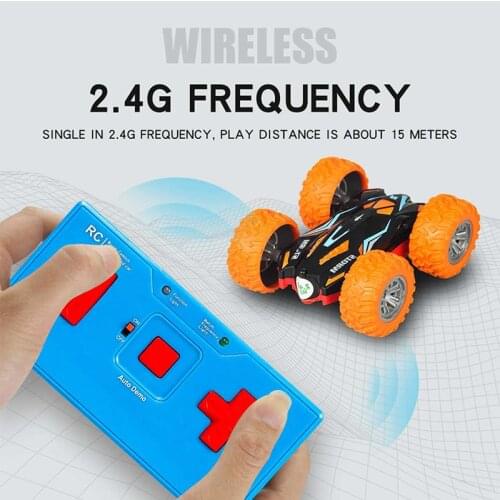 Double-side Roll 3D Flip Remote Control RC Car Robot Drift-Buggy Crawler Battery Operated Stunt Machine USB Radio Controlled Toy