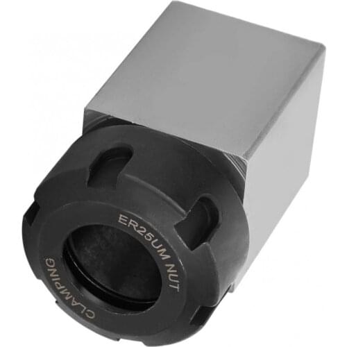 ER-25 Hard Steel Square Collet Chuck Block Holder 3900-5123 for CNC Lathe Engraving Machine