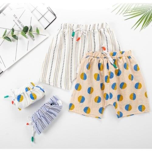 Summer Boys Shorts Kids Girl Cotton Short Pants Toddler Soft Pp Pants Children Short Enfant Garcon Boys Beach Pant