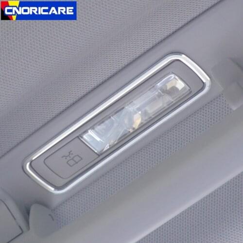 Car Styling Reading Lamp Frame Decoration Sticker For Mercedes Benz C Class W205 GLC X253 GLE W166 2015-17 Roof Light Decals