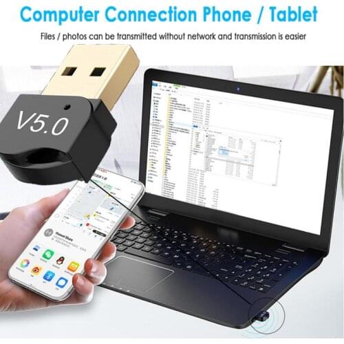 New Bluetooth Adapter 5.0 Audio Receiver Transmitter Mini 3.5mm Jack Stereo Music Wireless Adapter For TV Car PC Headphones
