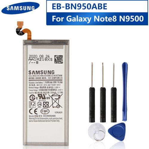 Original Replacement Phone Battery EB-BN950ABE For Samsung GALAXY Note 8 Note8 N9500 N9508 SM-N950F EB-BN950ABA Battery 3300mAh