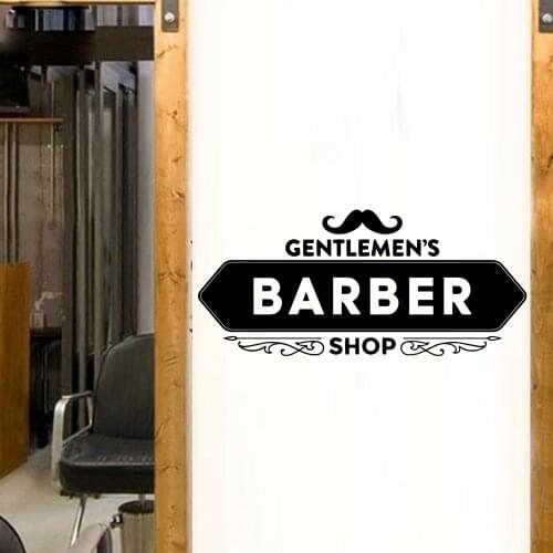 Cartoon Barbershop Environmental Protection Vinyl Stickers For Kids Rooms Decoration Wall Art MURAL Drop Shipping