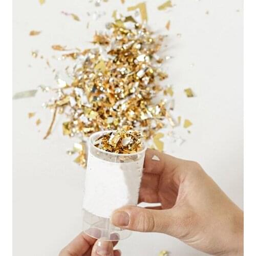 1 Set Push Poppers Flash Sequins Confetti Wedding Bridal Anniversary Push Pop Confetti Baby Shower DIY Birthday Decorations
