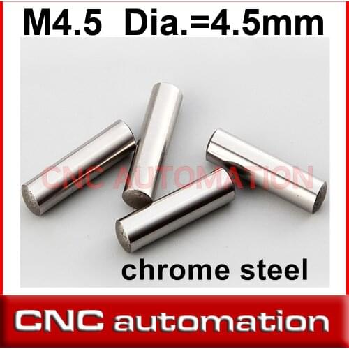 10PCS 50PCS Chrome Steel Cylindrical Roller Dowel Locating Pin M4.5 4.5MM * 4.5/6/6.4/7/8/10/12/13/14/15/16/18/20/24/25/30 MM