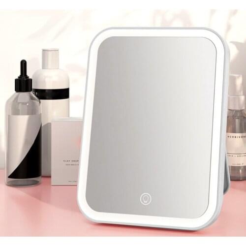 33 LED Lighted Vanity Makeup Mirror Adjustable Brightness Cosmetic Table Lamp