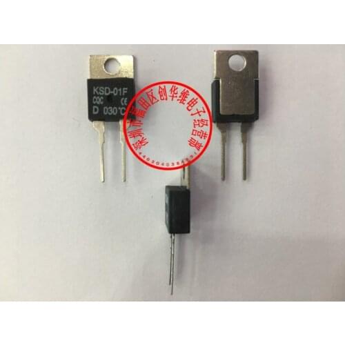 5pcs/Temperature switch Thermostat JUC-31F KSD-01F 30 Degrees Celsius Normally closed (N.C) D30C/Normally open (N.O) H30C