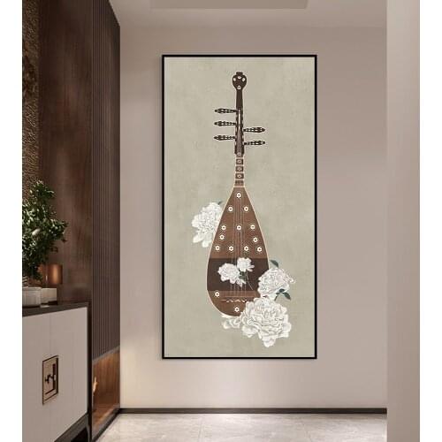 Abstract Flower Pipa Painting Printed On Canvas Wall Art Picture Nordic Posters And Prints For Living Room Cuadros Decor