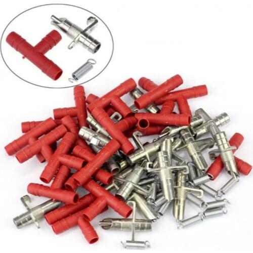 DHL 500set Automatic Nipple Water Feeder+T Tubing + Spring Waterer Drinker Poultry Rabbits Nouse Feeder Drinker SN940