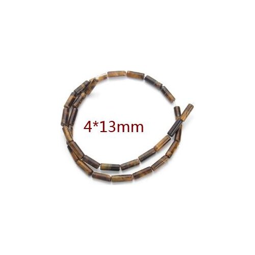 4*13mm Long stick agate pink Yellow Tiger Eye turquoise for DIY Make Jewelry earring Necklace Pendants for wamen cg4gz