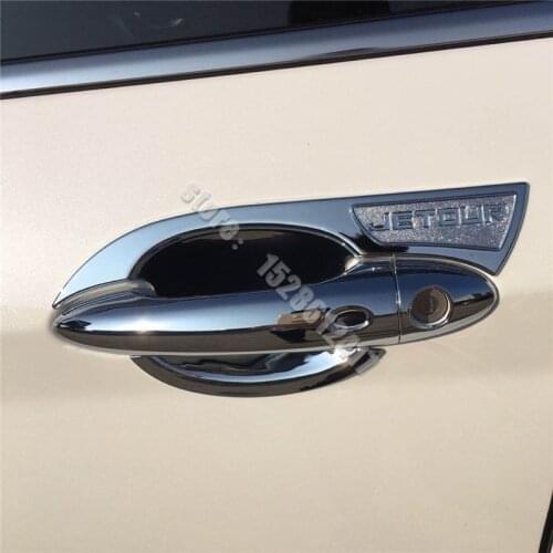 For JETOUR X70 2020 Car styling ABS Chrome Door Handle Bowl Trim Door handle Protective covering Cover Trim