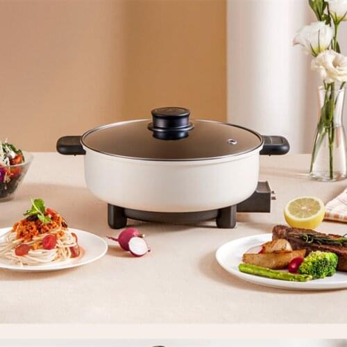 Midea Electric Hot Pot Household Multifunctional Integrated Electric Hot Pot Electric Frying Pan, Electric Skillet Non-stick Pan