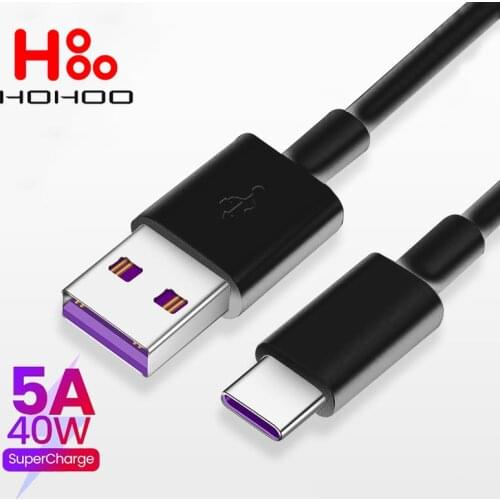 USB Type C 2M 5A Fast Charging Cable For Redmi Note 8 7 Pro 10X K30 8A 5G USB Data Sync Cable For Xiaomi mi 10 9 lite Pro Cable