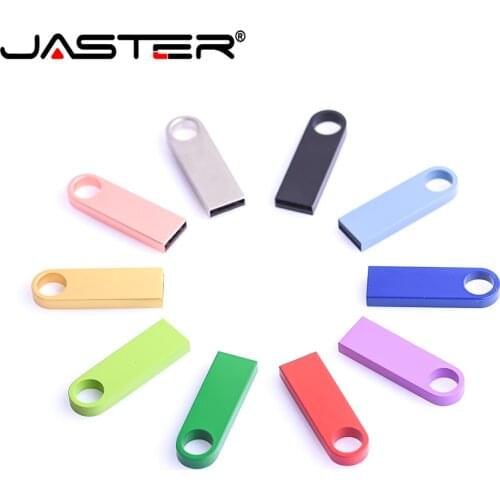 JASTER metal free Custom logo memoria usb flash drive 32GB pendrive 128GB 64GB waterproof pen drive 16GB 8GB 2.0 usb stick key