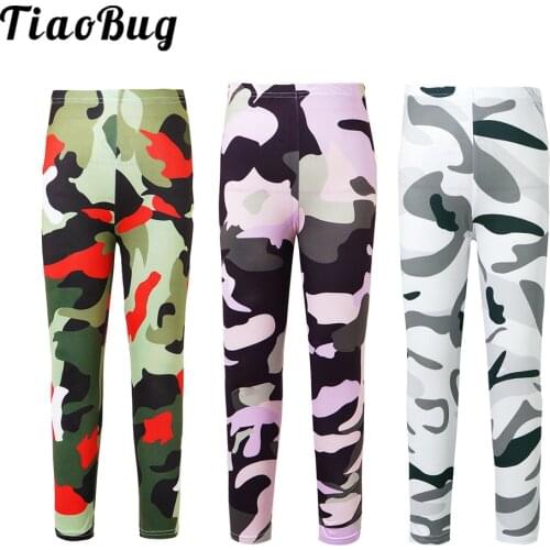 Kids Girls Ballet Stage Dancewear Spring Autumn Casual Super Soft Sport Yoga Running Gym Workout Leggings