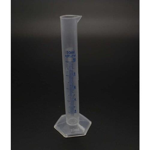 10/25/50/100/250ml Measuring Cylinder Laboratory Test Graduated Liquid Trial Tube Jar Toolchemistry